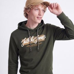 Sweat a capuche jwhurban sky captain 12305084 4573 Homme JACK & JONES