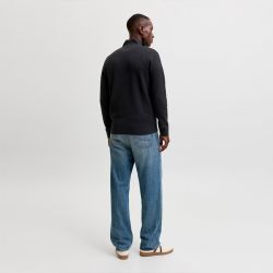 Pull jwhmilano stitch stone gray 12284509 4573 Homme JACK & JONES