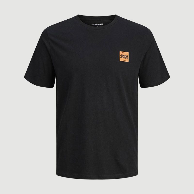 Tee shirt jwhbrandy black 12297343 4573 Homme JACK & JONES