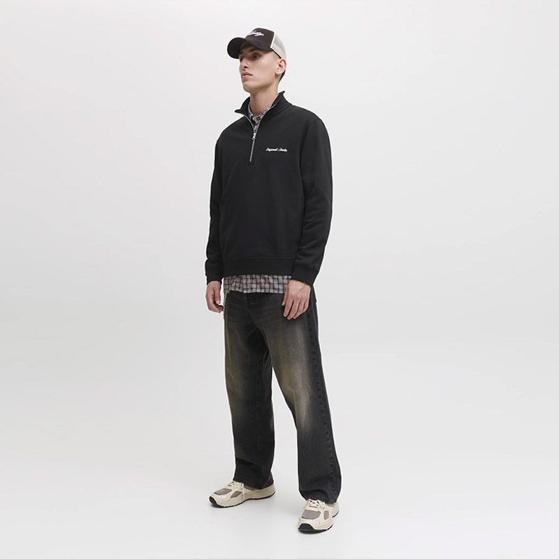 Sweat jwhnorrebro antique white 12304477 4573 Homme JACK & JONES
