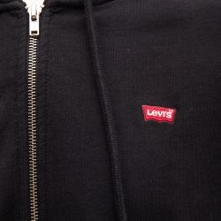 Sweat à capuche bordeaux avec fermeture éclair Homme LEVI'S