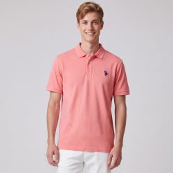 Polo jersey bleuette Homme US POLO