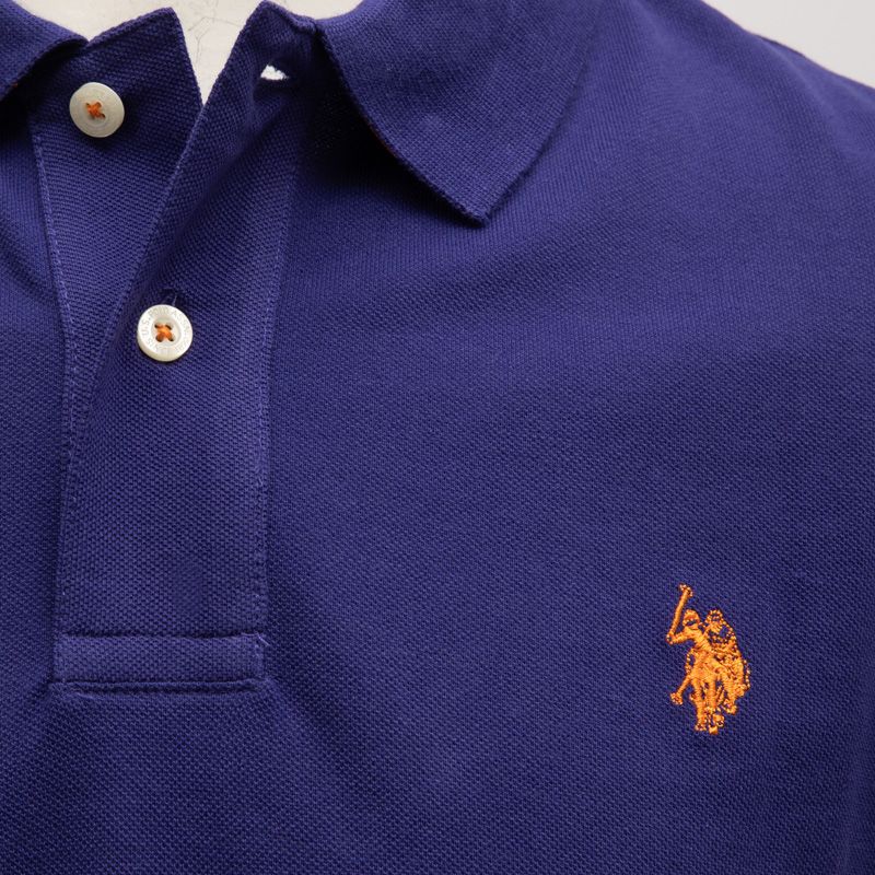 Polo coton violet 61051000 Homme US POLO