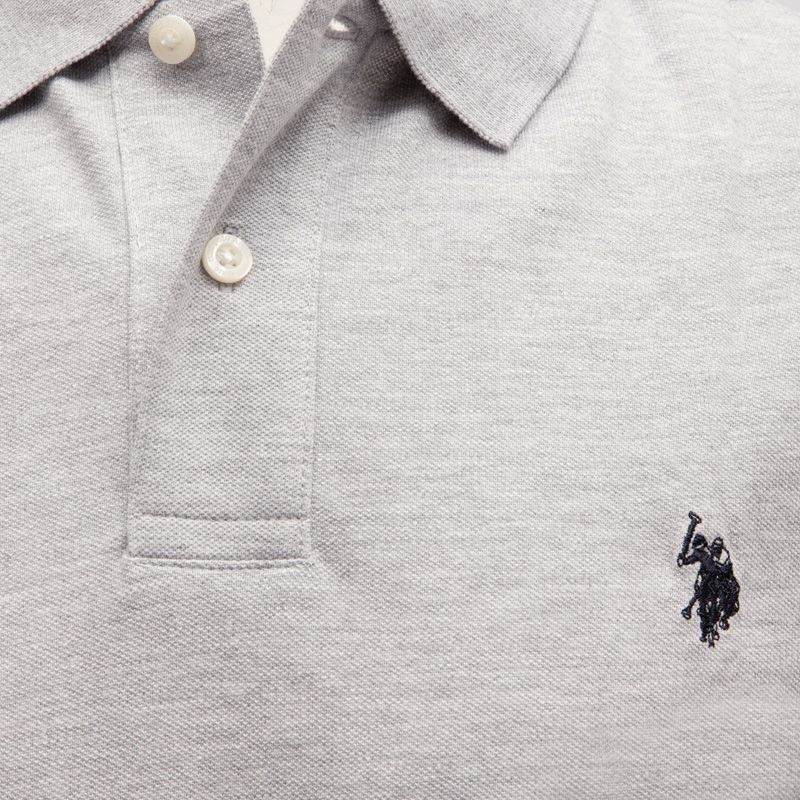 Polo coton gris 61051000 Homme US POLO