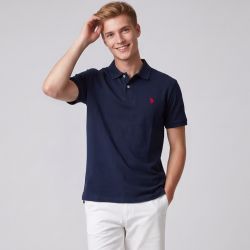 Polo coton gris 61051000 Homme US POLO