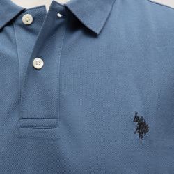 Polo coton gris 61051000 Homme US POLO