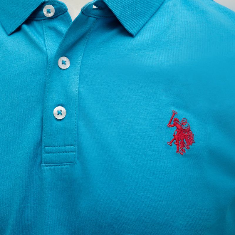 Polo jersey bleuette Homme US POLO