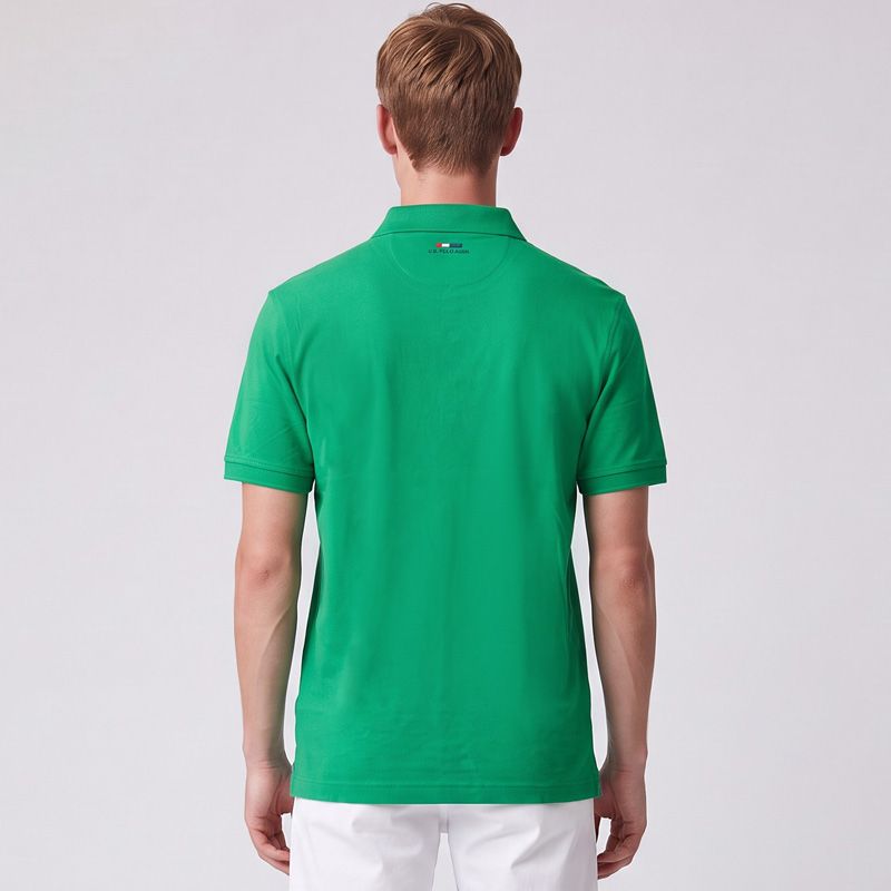 Polo jersey bleuette Homme US POLO
