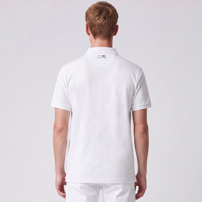 Polo jersey bleuette Homme US POLO