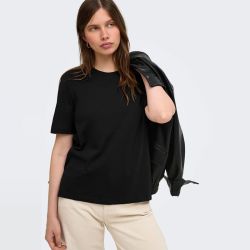 T-shirt onlhappy black 15378843 4601 Femme ONLY