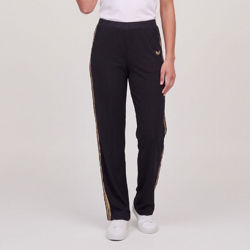 Pantalon chloe large avec bandes sur les cotés Femme HBT