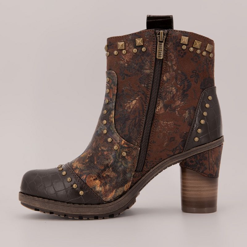 Bottine mokka multi 15m0162012 t36/40 Femme MUSTANG