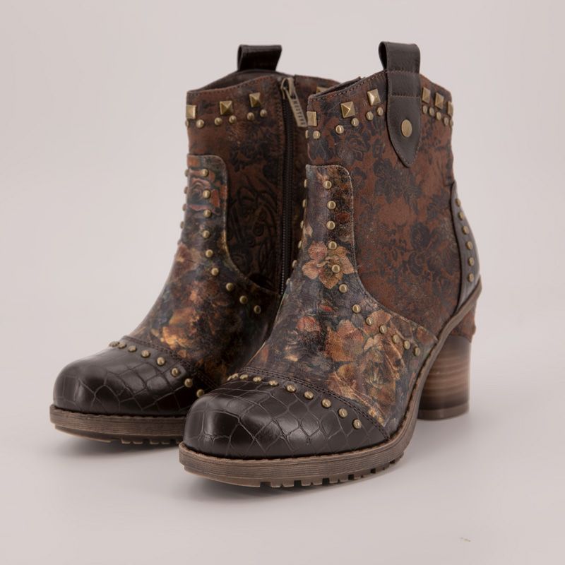 Bottine mokka multi 15m0162012 t36/40 Femme MUSTANG