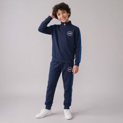 Ensemble jogging zippe marine sj00326b Enfant ELLESSE
