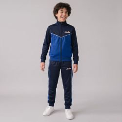 Ensemble jogging zippe marine sj00358b Enfant ELLESSE