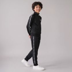 Ensemble jogging zippe noir sj00359b Enfant ELLESSE