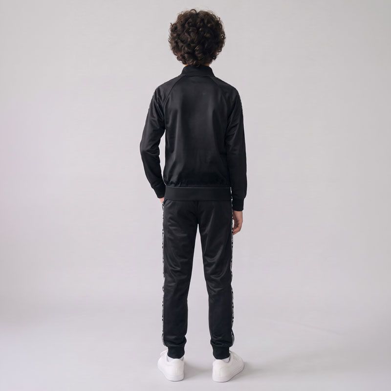 Ensemble jogging zippe noir sj00359b Enfant ELLESSE