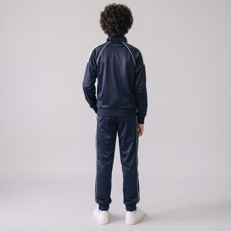 Ensemble jogging zippe marine sj00360b Enfant ELLESSE