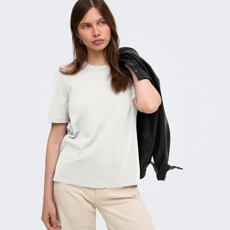 T-shirt onlhappy black 15378843 4601 Femme ONLY