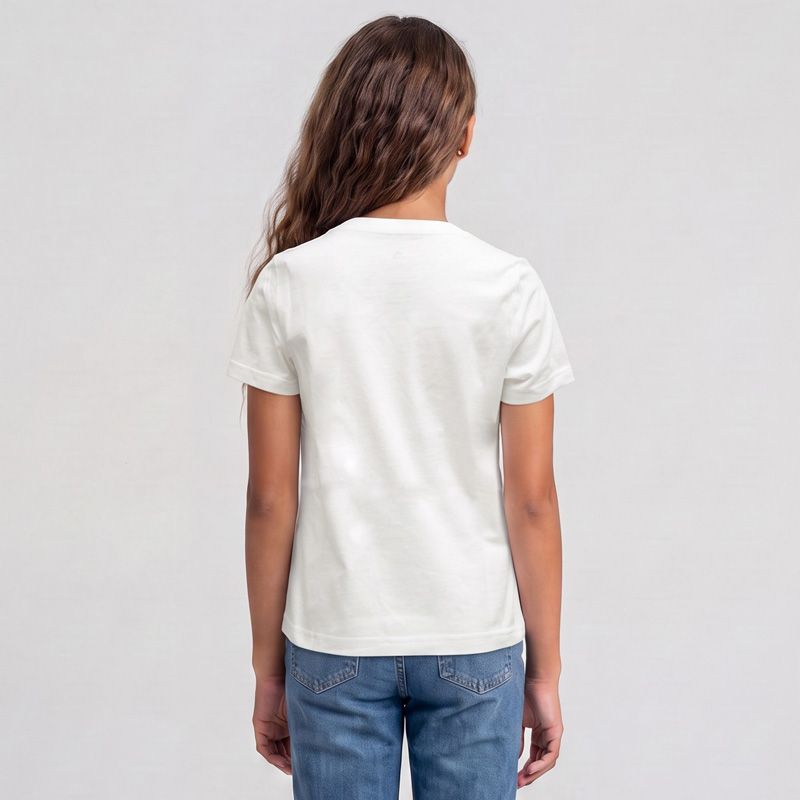 TEE SHIRT BLANC IMPRIME JG ANIMAL T KA2986