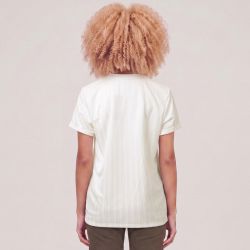Tee shirt blanc casse graphic bf tee jc7700 Femme ADIDAS