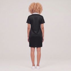 Robe tee shirt noir col v ss dress jd2599 Femme ADIDAS