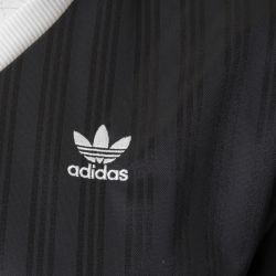 Robe tee shirt noir col v ss dress jd2599 Femme ADIDAS