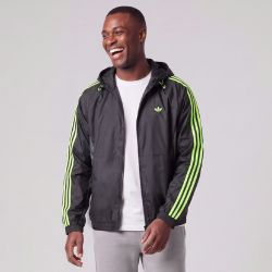 Coupe vent zippe noir cutline wb jz7616 Homme ADIDAS