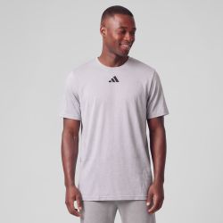 Tee shirt gris chine moyen m ss pregame a jx4455 Homme ADIDAS