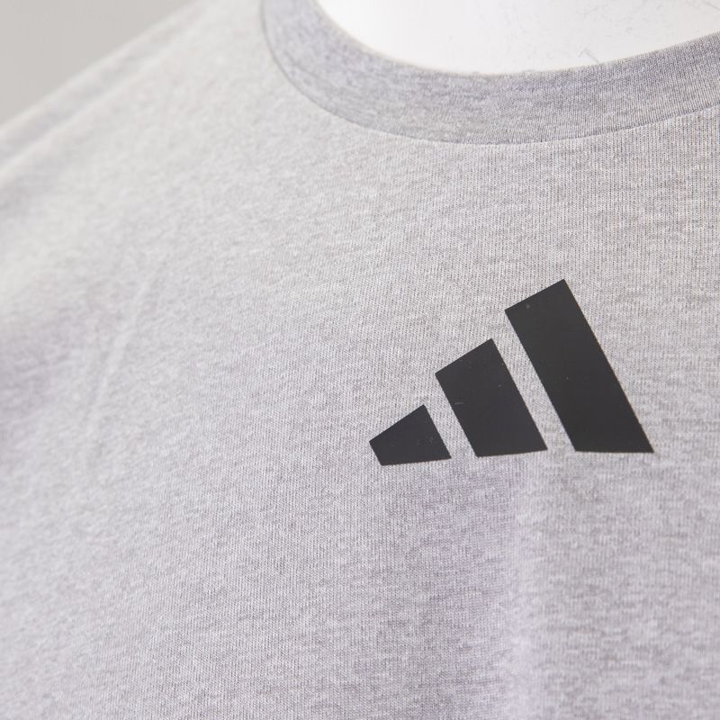 Tee shirt gris chine moyen m ss pregame a jx4455 Homme ADIDAS
