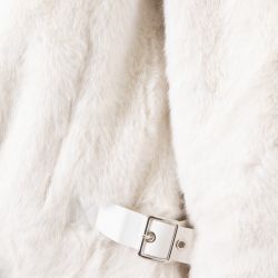 Veste zippee a capuche fourrure wz-03 Femme HERITAGE COUTURE
