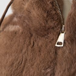 Veste zippe a capuche fourrure wz-08 Femme HERITAGE COUTURE