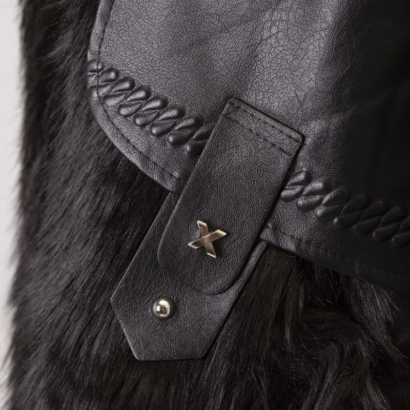 Blouson simili cuir a fourrure wz-02 Femme HERITAGE COUTURE