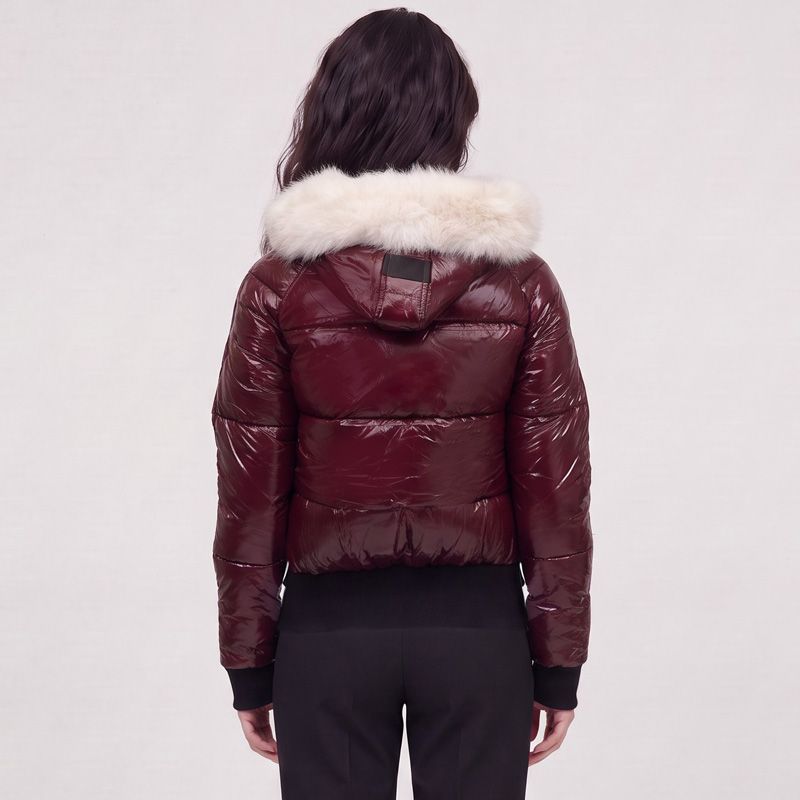 Blouson noir brillant armelle paragoose Femme PARAGOOSE