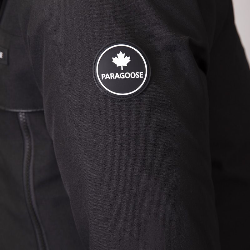 Parka noir fourrure noire gaston paragoose Homme PARAGOOSE