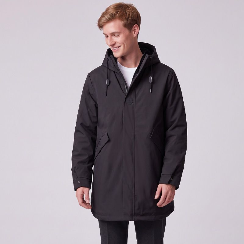 Parka noir maza paragoose Homme PARAGOOSE