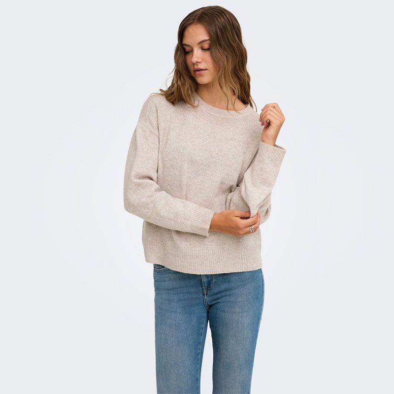 PULL ONLOLIVIA LS DARK GREY MELANGE 15380548 4572
