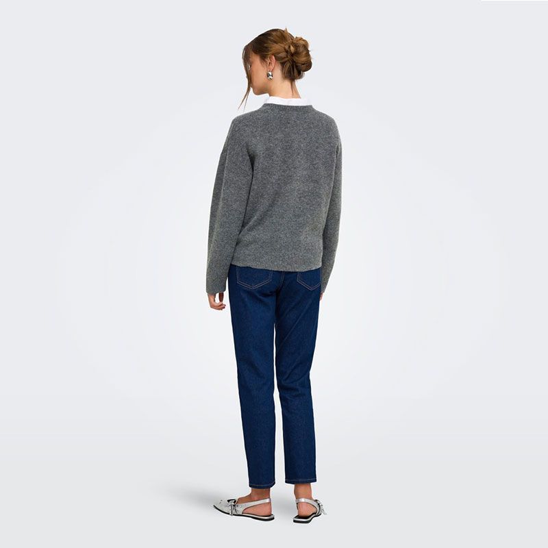PULL ONLOLIVIA LS DARK GREY MELANGE 15380548 4572