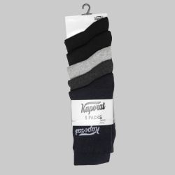 Lot de 5 paires de chaussettes sanelo Homme KAPORAL
