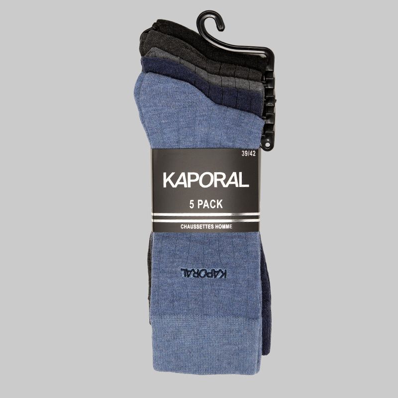 Lot de 5 paires de chaussettes wiltor Homme KAPORAL