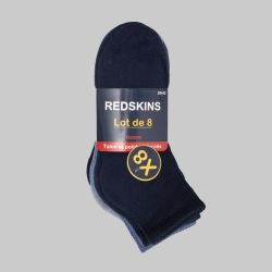 Lot de 8 paires de socquettes cyrian Homme REDSKINS
