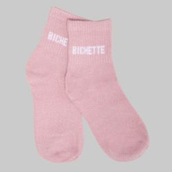 Chaussette rose bichette a paillette em-ch-xgs2605 Femme EMERAUDE