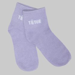 Chaussette parme tetue a paillette em-ch-xgs2609 Femme EMERAUDE