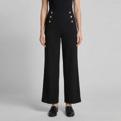 Pantalon vmliv hw wide black 10351406 4557 Femme VERO MODA