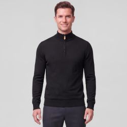 Pull col demi zip pnm-04 paname brothers Homme PANAME BROTHERS