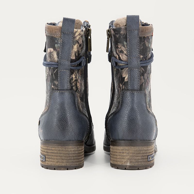 Bottine a talon navy 15m0062015 t36/41 Femme MUSTANG
