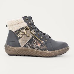 Basket montante fourree navy 84r002201100 t36/41 Femme ROMIKA