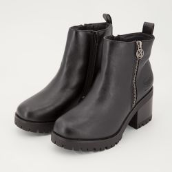BOTTINE A TALON BLACK/DARK GREY 37CE325-610-122 T36/41