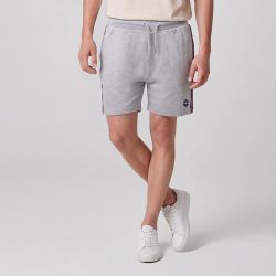 Bermuda coton effet jogging avec bandes Homme LOTTO