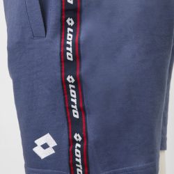 Bermuda coton effet jogging avec bandes Homme LOTTO